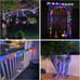 2 Pack Solar Outdoor String Lights Total 41.6FT 60 LED Teardrop Waterproof