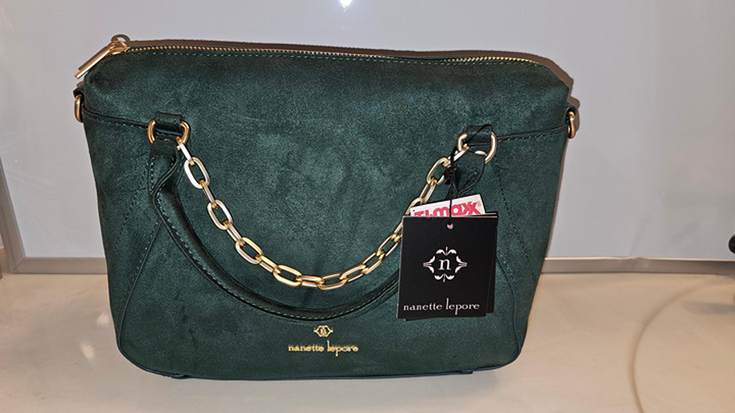 Nanette Lepore Faux Suede Satchel / crossbody