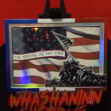 Old glory in iwo jima