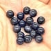 Lot of 6mm purple goldstone beads. 225