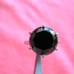 5.75ct 100% REAL NATURAL BLACK DIAMOND RING, CERTIFICATE,FR EE DIA TESTER Size 8