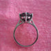 5.75ct 100% REAL NATURAL BLACK DIAMOND RING, CERTIFICATE,FR EE DIA TESTER Size 8