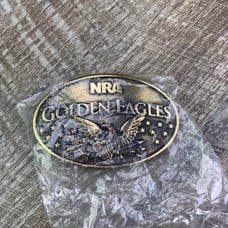 NIB Vintage NRA Golden Eagles Belt Buckle