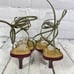 Vintage Valentino Garavani Heel Sandals Women Size 8 1/2 Floral Green Ankle Wrap