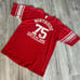 Vintage 70s Grizzlies Jersey Style Single Stitch Tee Velva Sheen Tag M L