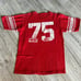 Vintage 70s Grizzlies Jersey Style Single Stitch Tee Velva Sheen Tag M L