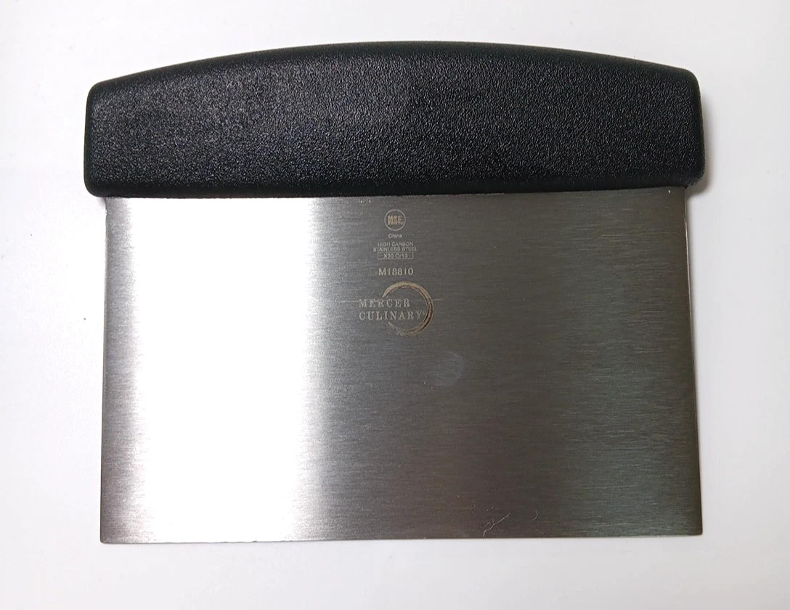 Mercer Culinary Millennia Bench Scraper, 5 7/8 Inch X 3 1/2 Inch Blade, Black
