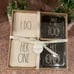 Rae Dunn Wedding Coaster Set