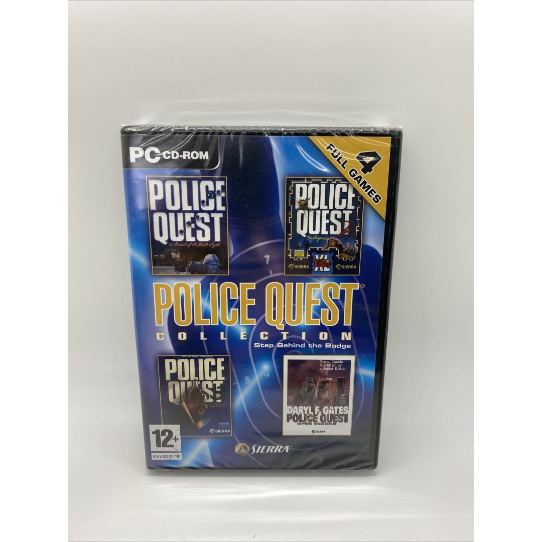 Police Quest Classic Collection 4 Complete Games In 1 PC Brand New Sealed