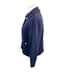 Ralph Lauren Navy Blue Captains Jacket Gold Buckle Zip Up Womens Size L