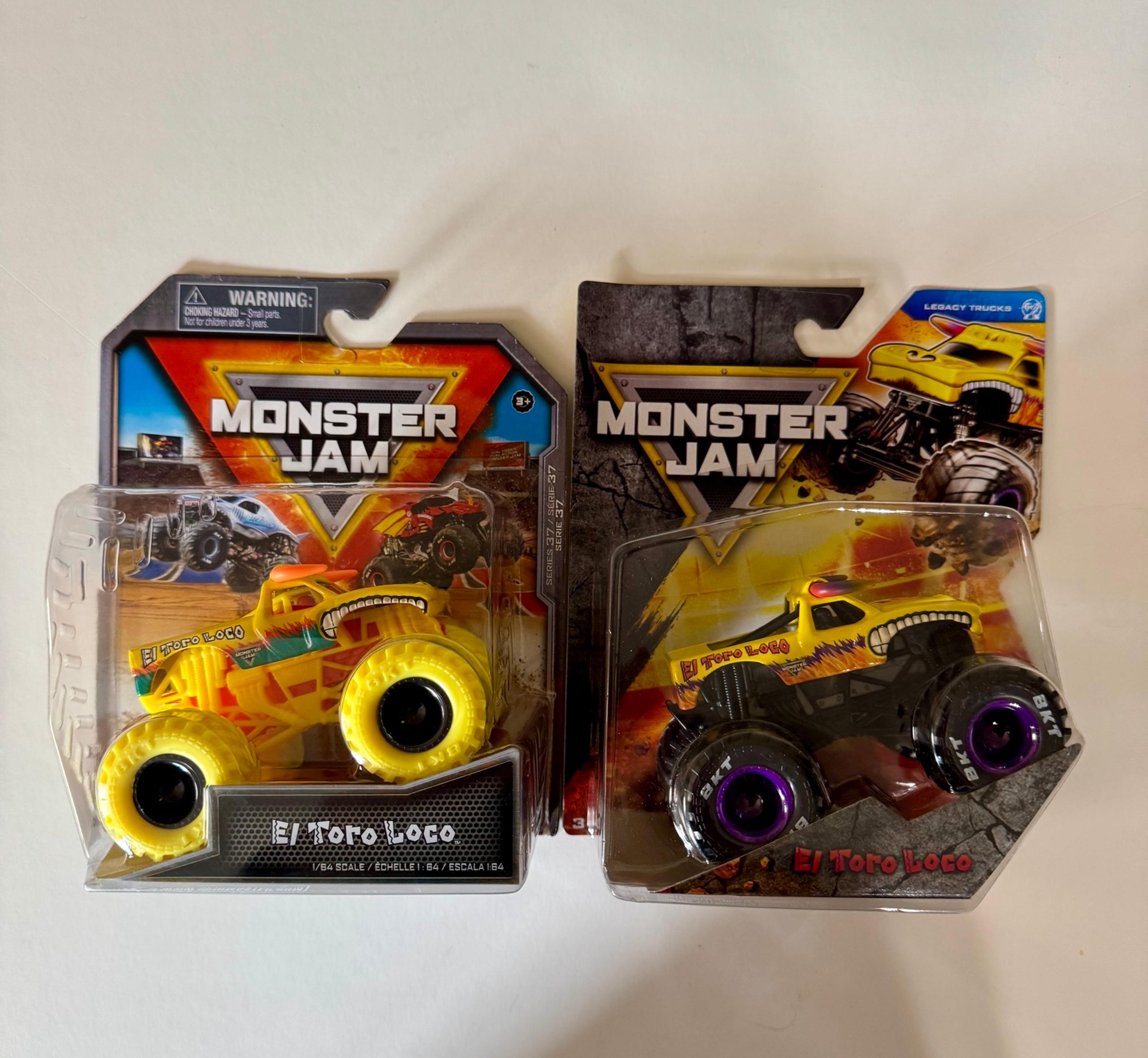 New Monster Jam El Toro Loco Trucks series 37 & 42 from Spin Masters