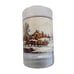 1980's Set of 4 Currier & Ives Winter Scenes Bar Glasses Heavy Bottoms 4.75 x 3