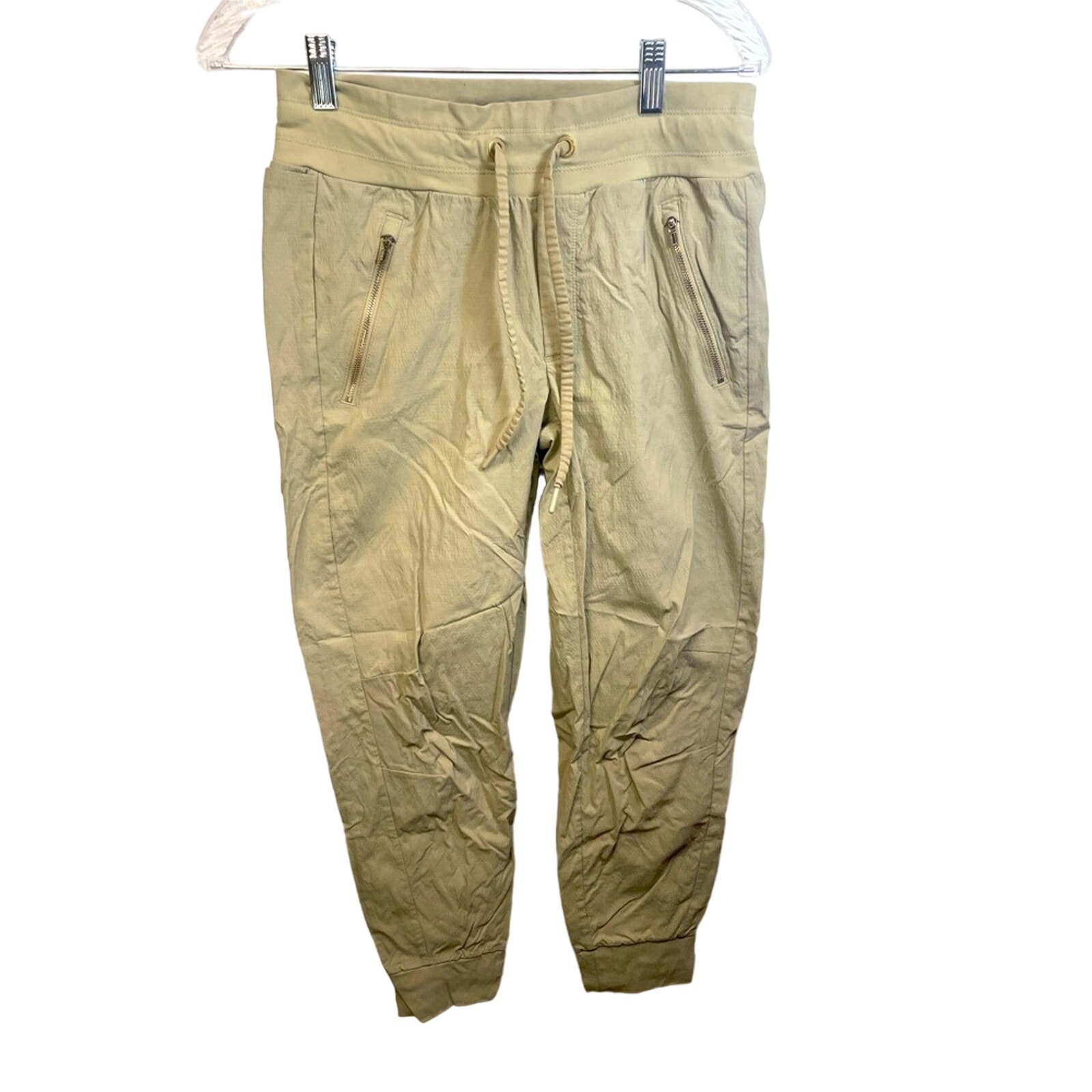Athleta Trekkie North Jogger Women Size 4 Cream Beige Color