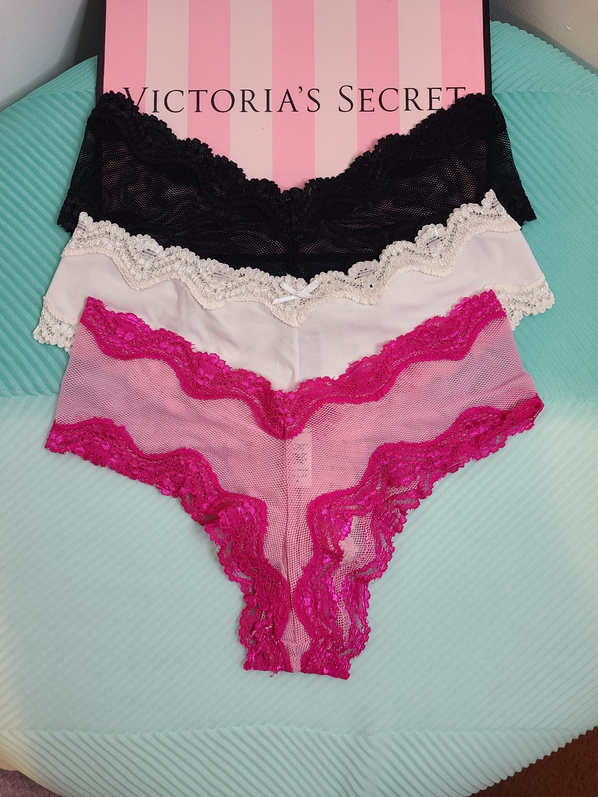 Y2K VS Sexy Little Things 3pk Brazilian Cheeky Panties Size M