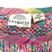 Vintage F.A.Chatta Vest Woven Pastel Fabric Sleeveless Madras Trim