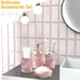 Bathroom Accessories Set,Pink Bathroom Accessory Sets,Soap Disoenser,Toothbrush