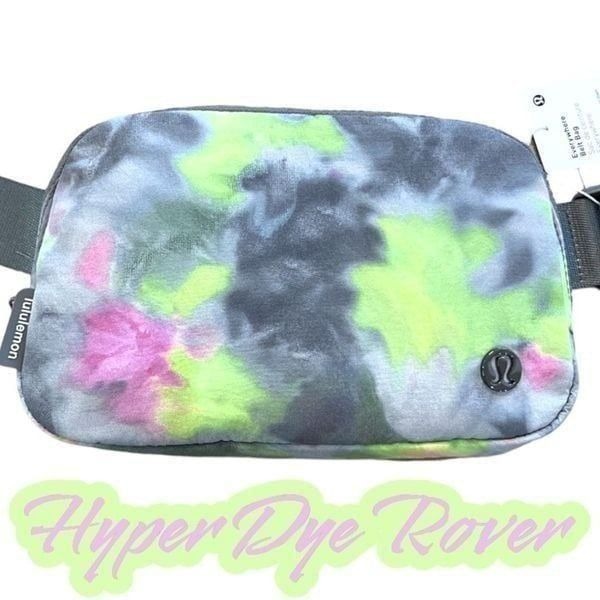 LULULEMON Hyper Dye Rover Everywhere Belt Bag in Yellow Pink Gray 1 Liter NWT