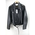 Rebecca Minkoff Faux Leather Moto Jacket Size XL Black NWT