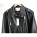 Rebecca Minkoff Faux Leather Moto Jacket Size XL Black NWT
