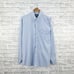Willis & Geiger Long Sleeve Oxford Safari Shirt in Light Blue Cotton L 16.5