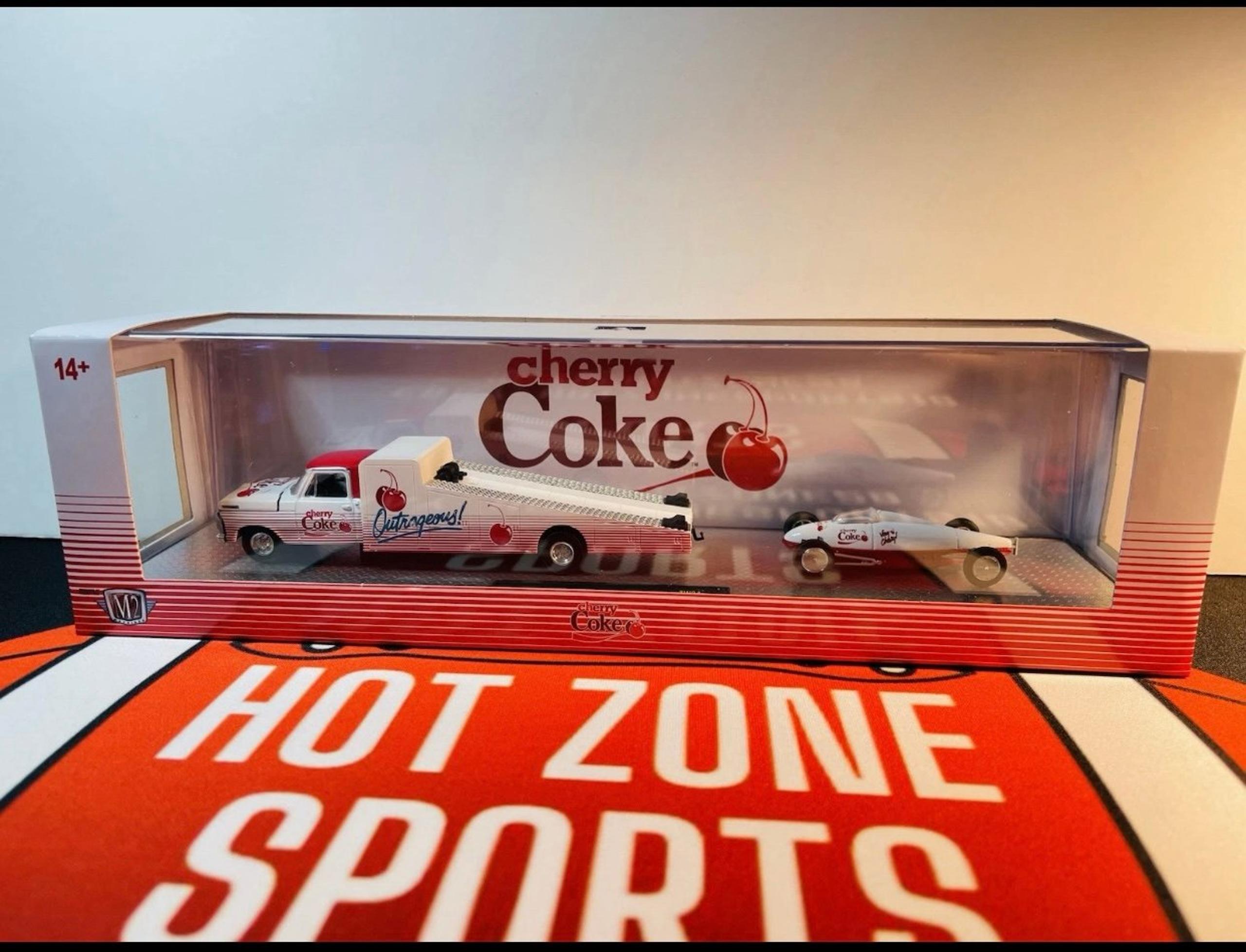 M2 Machines Cherry Coke Haulers Chase 1969 Ford F-250 & Belly Tanker 750 Made LE