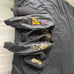 Bulky LA Lakers Black Bomber Jacket