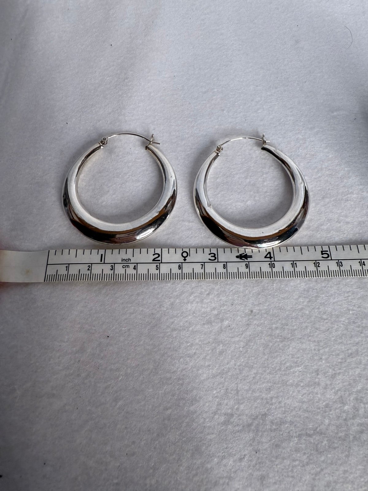 Sterling silver hoop Earrings