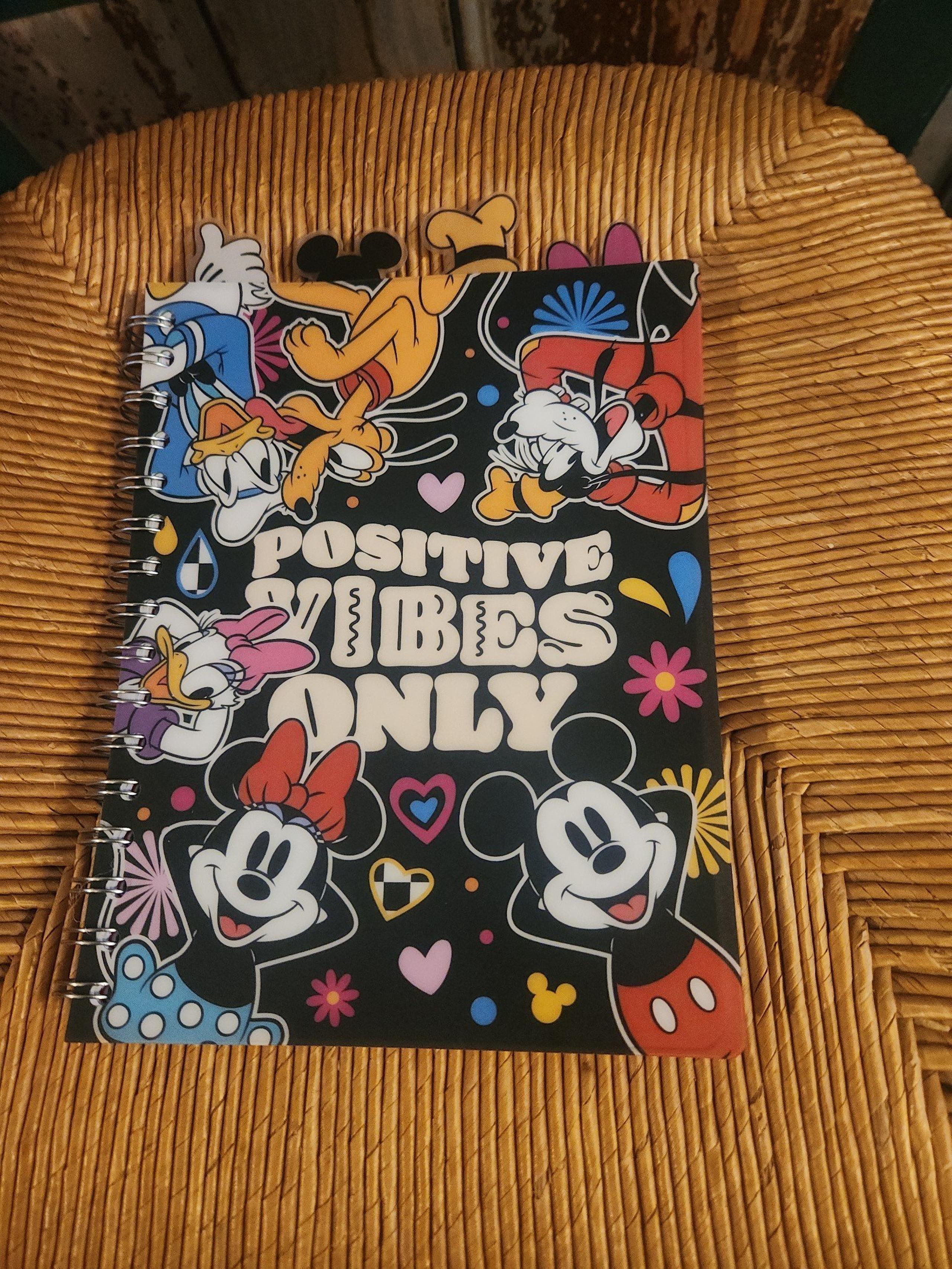 Disney Mickey & Friends Positive Vibes Only Journal Notebook