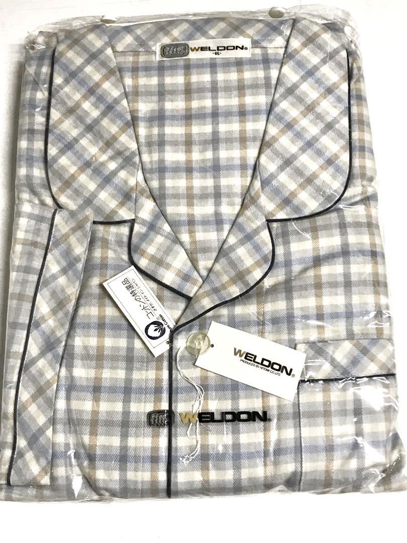 WELDEN 100% Cotton Long Sleeve, Long Pants Pajamas, EL Size, New ★ke6107