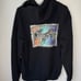 Billabong Hoodie Men's Shorebird Pullover Sweatshirt Black Size Small Surf
