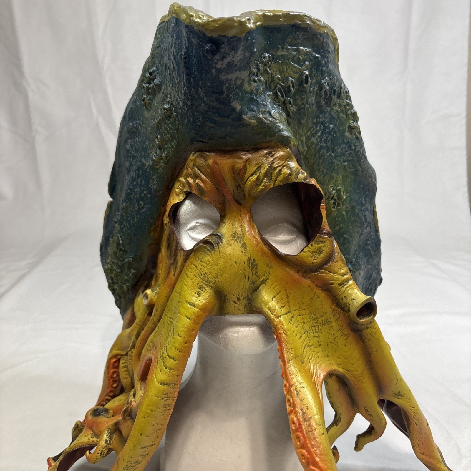 Davy Jones Pirates of The Caribbean Mask Disney 2006 Squid Halloween Costume
