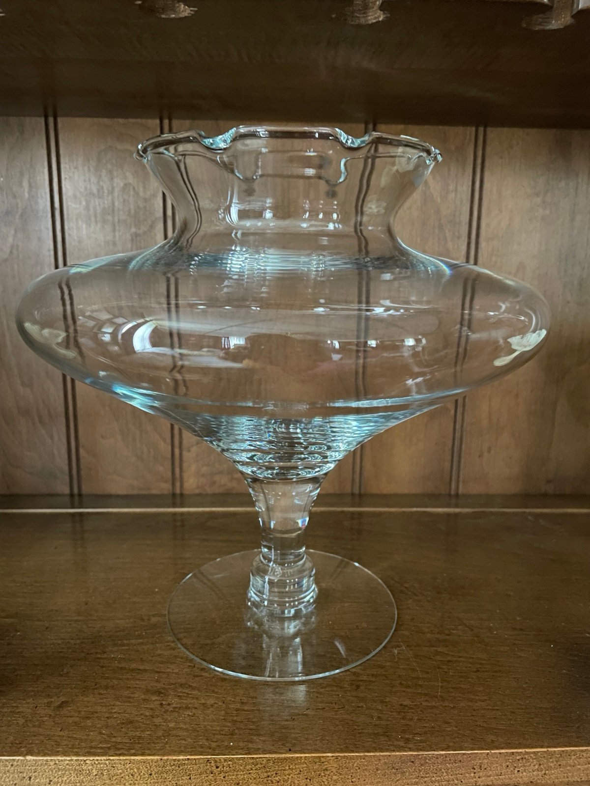 Vintage 1984 Princess House Handblown Glass Violet Bowl