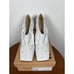 Wandler Mia Mules In White With Gold Studs Size 11