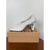 Wandler Mia Mules In White With Gold Studs Size 11