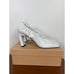 Wandler Mia Mules In White With Gold Studs Size 11