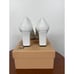 Wandler Mia Mules In White With Gold Studs Size 11