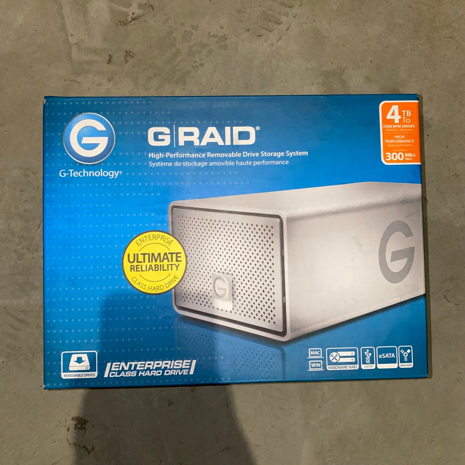 G-Technology 4TB (2x2TB) G-Raid Storage System