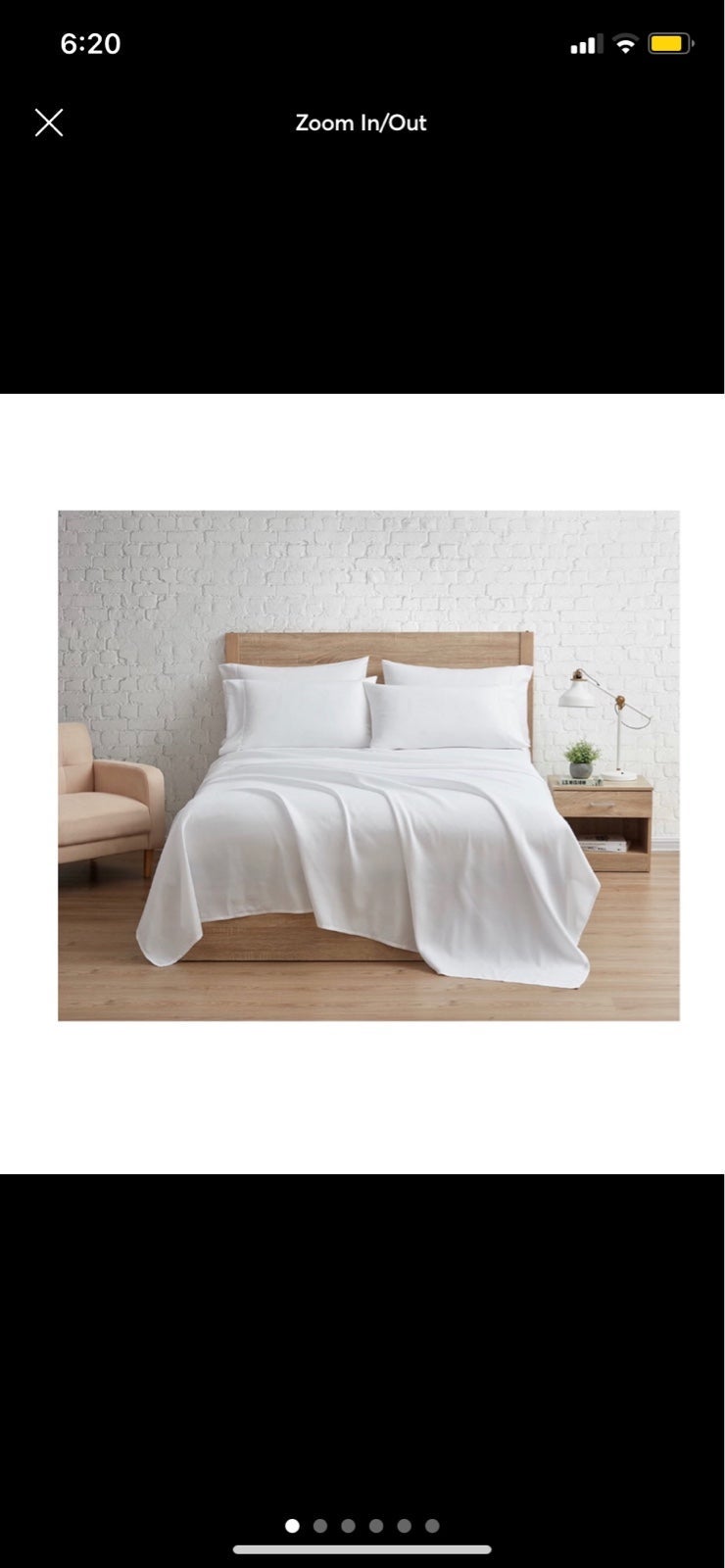 6 piece sheet set serta soft - king or queen