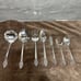 7pc Serving Set Fork Casserole Pierced Oneida Community VINLAND Stainless
