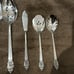 7pc Serving Set Fork Casserole Pierced Oneida Community VINLAND Stainless
