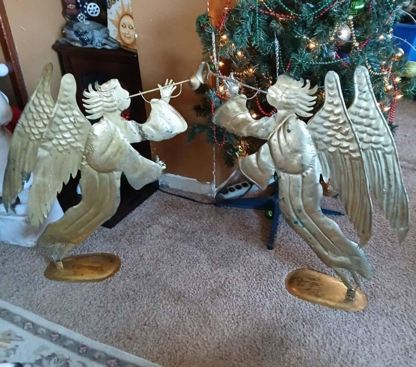 Antique Metal Angels