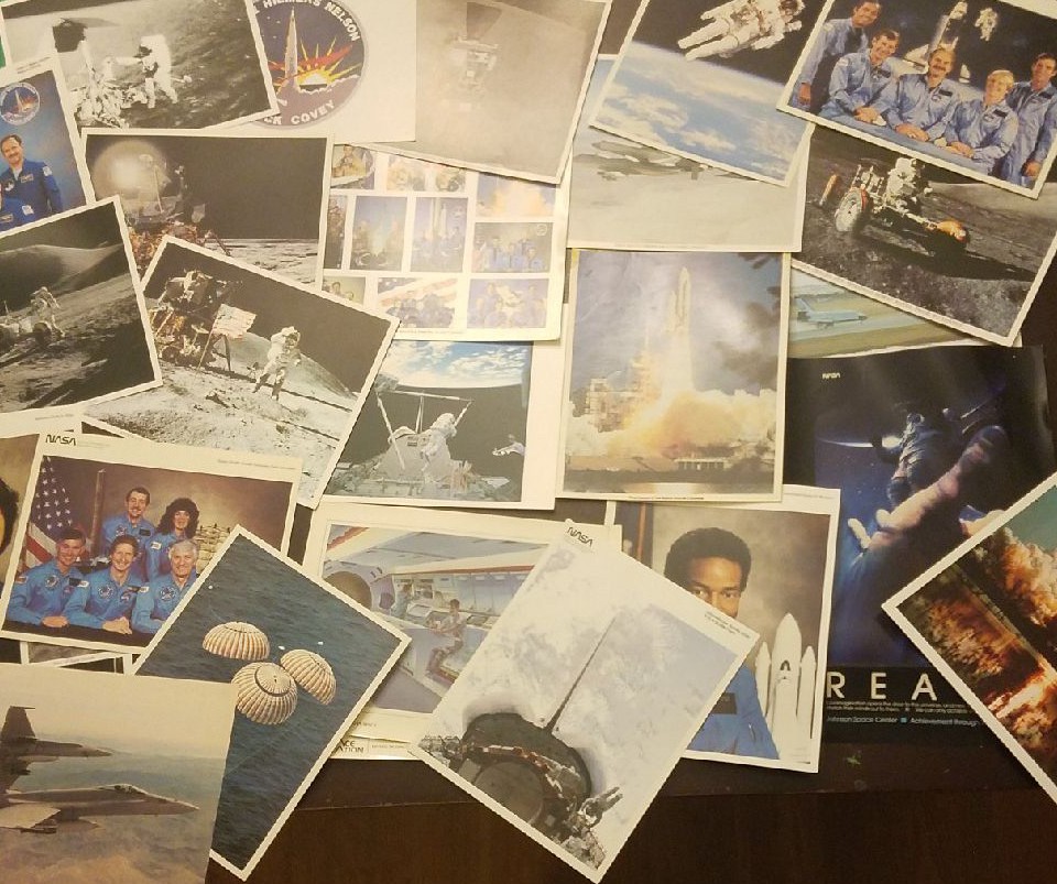 25 vintage 1980s NASA prints photos