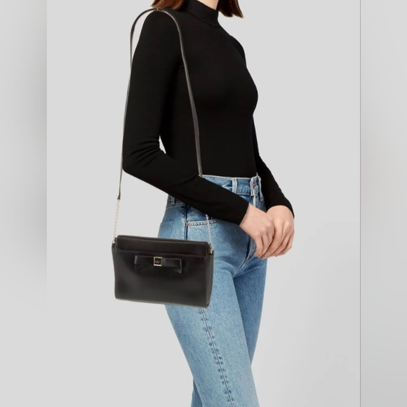 Kate Spade New York Black Clutch Crossbody Bag