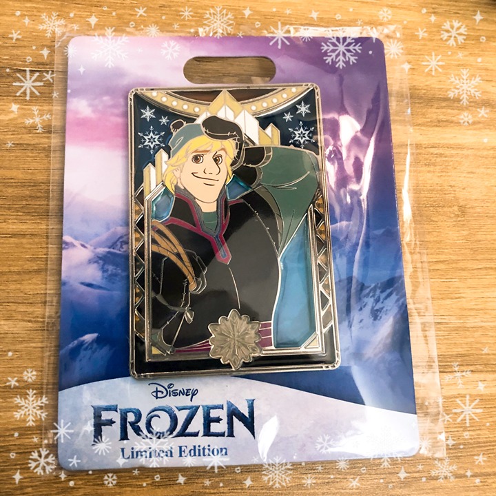 Frozen/Disney: Kristoff Stained Glass Pin LE 300; PALM, pink a la mode, Anna