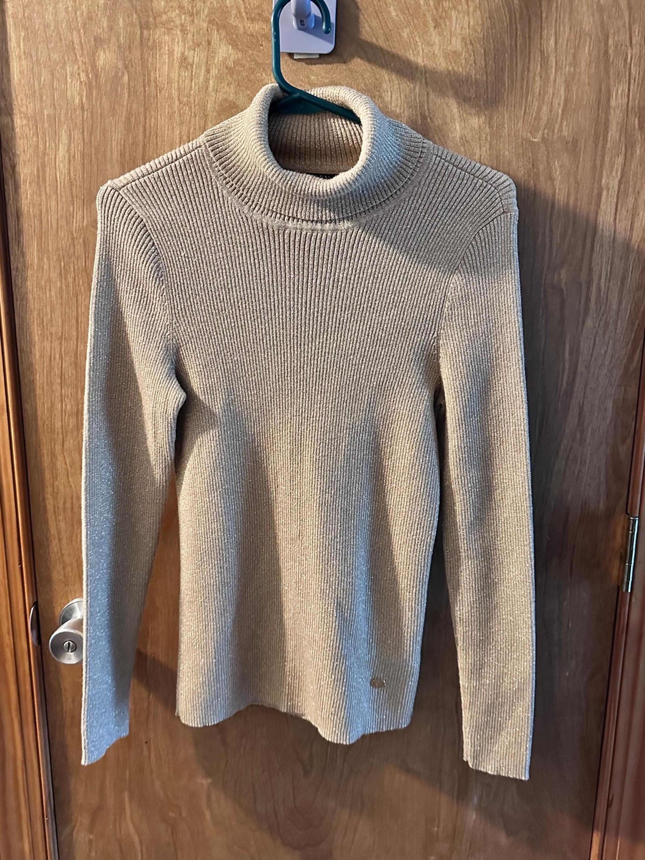 Lauren Ralph Lauren Women's Gold Turtleneck Sweater