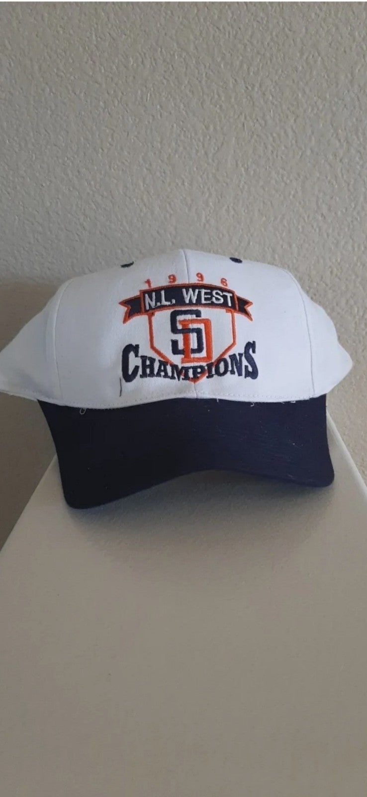 Vintage MLB San Diego Padres Baseball 1996 NL West Champions SGA Hat