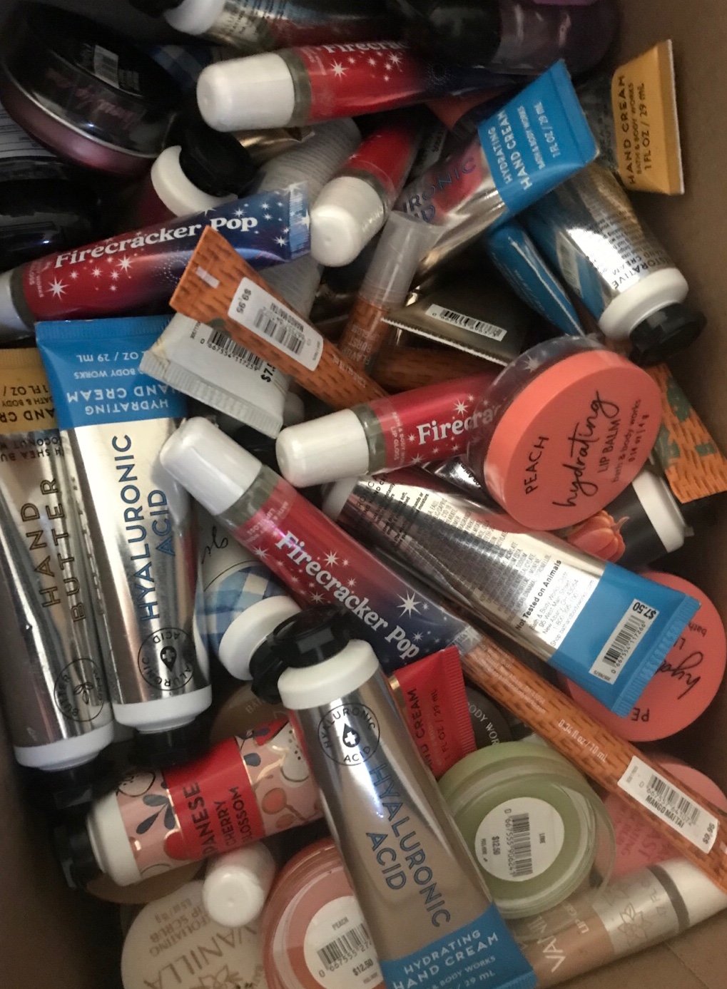 Stocking stuffers hand lip