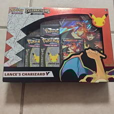 Pokémon Celebrations Lance's Charizard V Collection Box-- Evolving Skies Pack!!!
