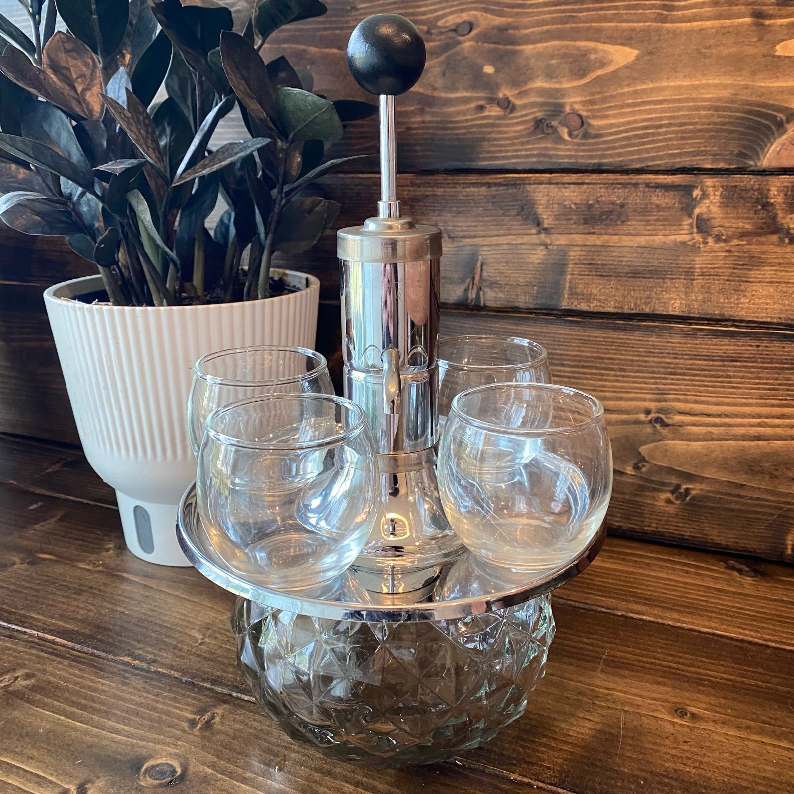 Vintage Park Sherman Pump Decanter Merry Go Round