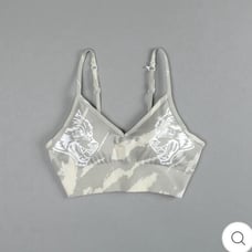 Darc sport CACTUS GRAY NATIVE CAMO Sports Bra SIZE SMALL